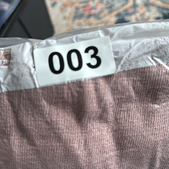 Madewell women’s small solid linen pink sweater - Picture 6 of 6